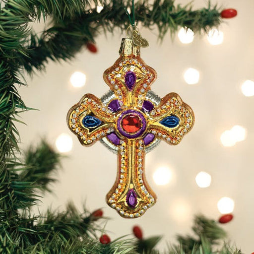Old World Christmas Ornate Cross Ornament