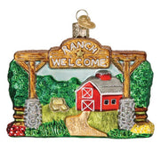 Old World Christmas Our Ranch Ornament