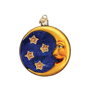 Old World Christmas Owl In Moon Ornament