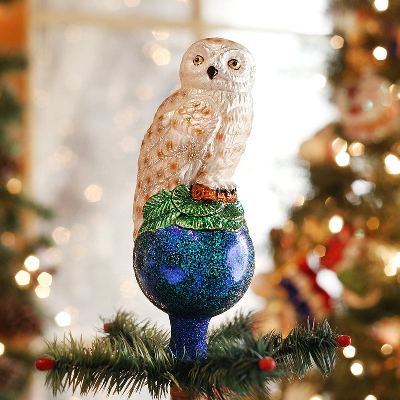 Old World Christmas Owl Tree Top