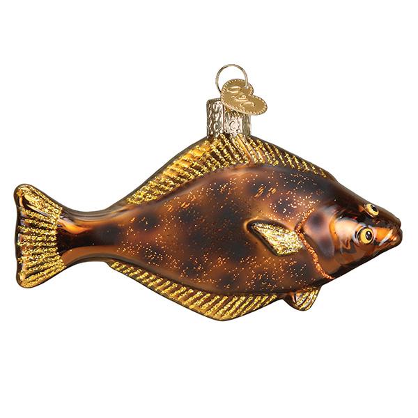 Old World Christmas Pacific Halibut Ornament