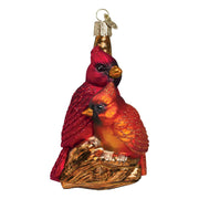 Old World Christmas Pair Of Cardinals Ornament
