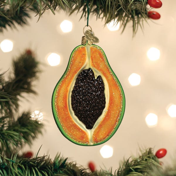 Old World Christmas Papaya Ornament