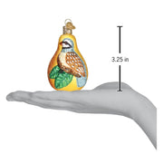 Old World Christmas Partridge In A Pear Ornament