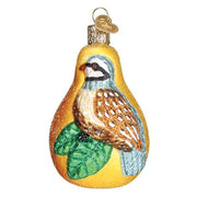 Old World Christmas Partridge In A Pear Ornament