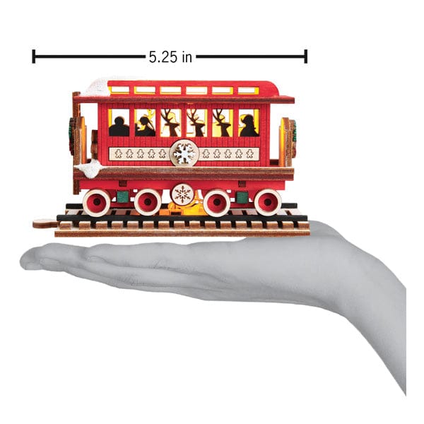 Old World Christmas Passenger Car Elves Ornament