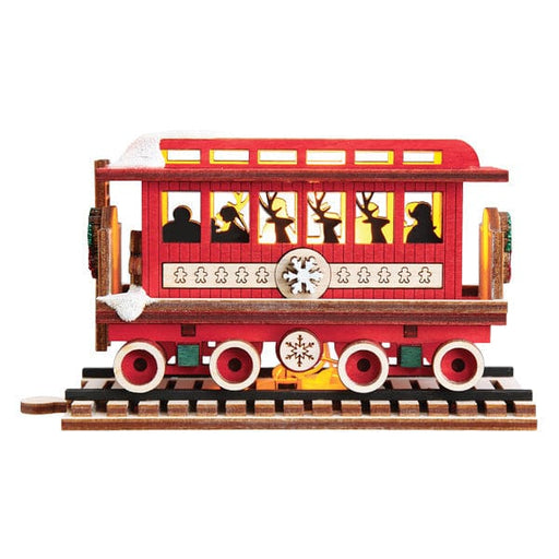 Old World Christmas Passenger Car Elves Ornament