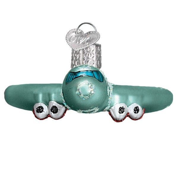 Old World Christmas Passenger Plane Ornament