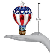 Old World Christmas Patriotic Hot Air Balloon Ornament