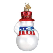 Old World Christmas Patriotic Snowman Ornament