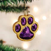 Old World Christmas Paw Print Ornament