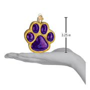 Old World Christmas Paw Print Ornament