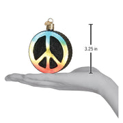 Old World Christmas Peace Sign Ornament
