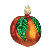 Old World Christmas Peach Ornament