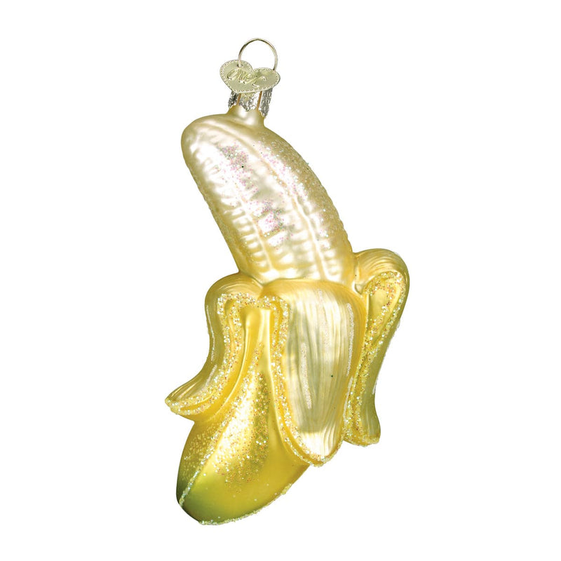 Old World Christmas Peeled Banana Ornament