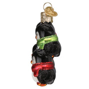 Old World Christmas Penguin Family Of 5 Ornament