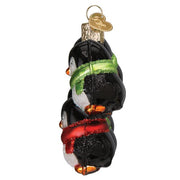 Old World Christmas Penguin Family Of 6 Ornament