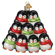 Old World Christmas Penguin Family Of 9 Ornament