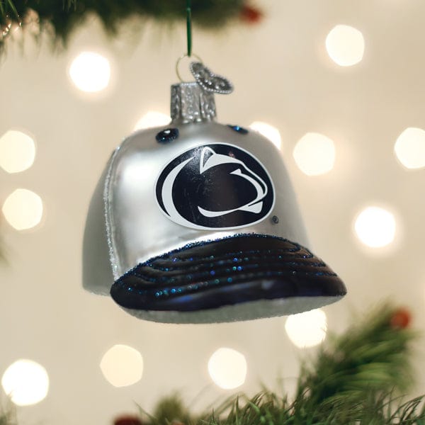 Old World Christmas Penn State Baseball Cap Ornament