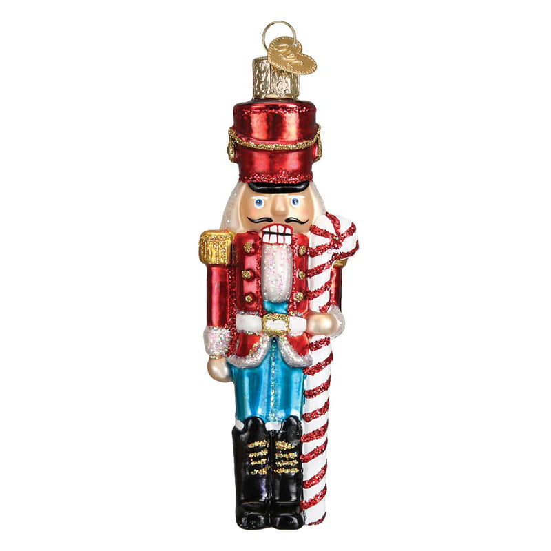 Old World Christmas Peppermint Nutcracker Ornament