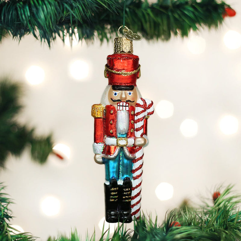 Old World Christmas Peppermint Nutcracker Ornament