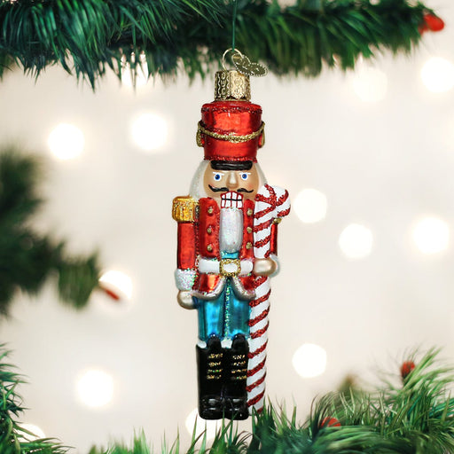 Old World Christmas Peppermint Nutcracker Ornament