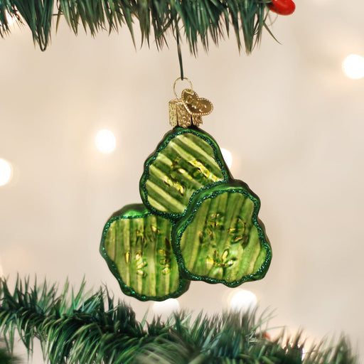 Old World Christmas Pickle Chips Ornament