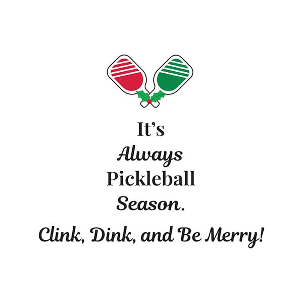 Old World Christmas Pickleball Christmas Card