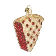 Old World Christmas Piece Of Cherry Pie Ornament