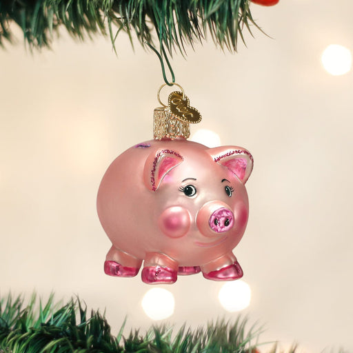 Old World Christmas Piggy Bank Ornament