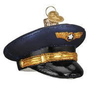 Old World Christmas Pilot's Cap Ornament