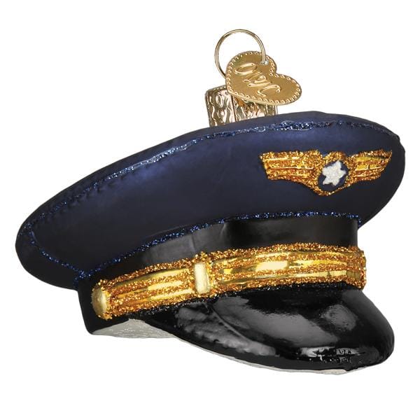 Old World Christmas Pilot's Cap Ornament