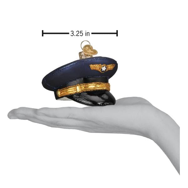 Old World Christmas Pilot's Cap Ornament