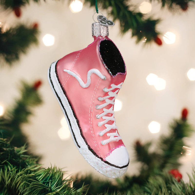 Old World Christmas Pink High-top Sneaker