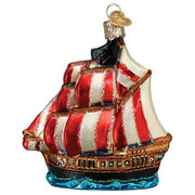 Old World Christmas Pirate Ship Ornament