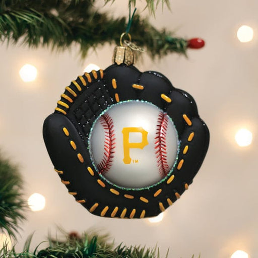 Old World Christmas Pirates Baseball Mitt Ornament