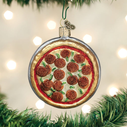Old World Christmas Pizza Pie Ornament