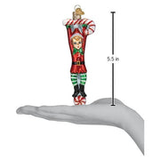 Old World Christmas Playful Elf Ornament
