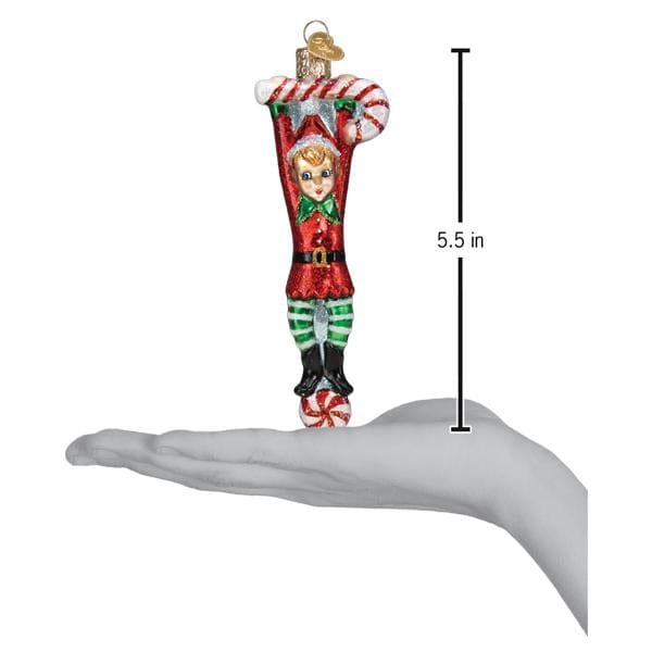 Old World Christmas Playful Elf Ornament