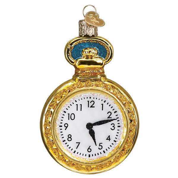 Old World Christmas Pocket Watch Ornament