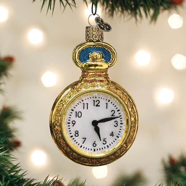 Old World Christmas Pocket Watch Ornament