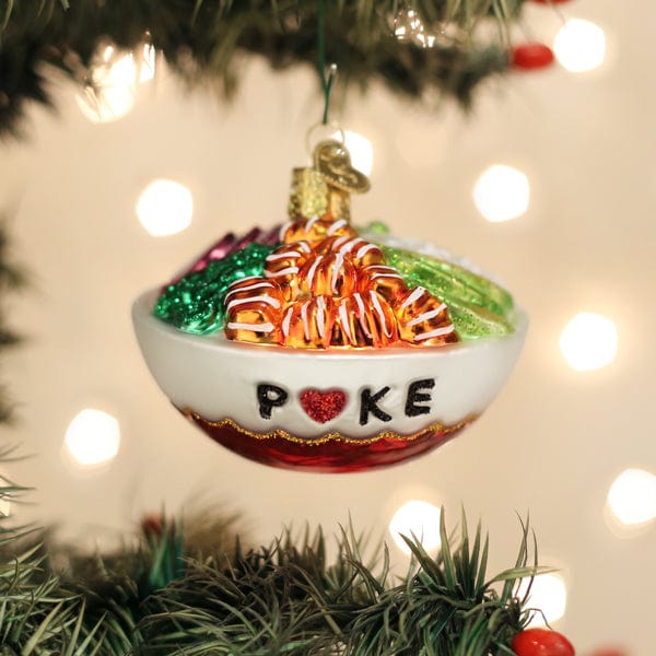 Old World Christmas Poke Bowl Ornament