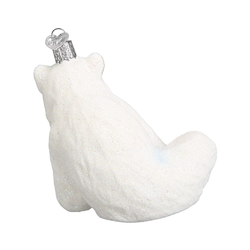 Old World Christmas Polar Bear With Cub