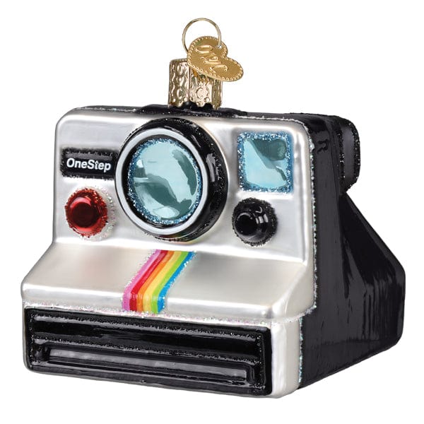 Old World Christmas Polaroid Onestep Camera Ornament