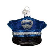 Old World Christmas Police Officer's Cap Ornament