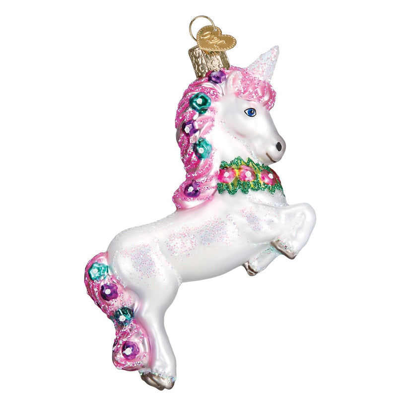 Old World Christmas Prancing Unicorn Ornament