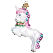Old World Christmas Prancing Unicorn Ornament
