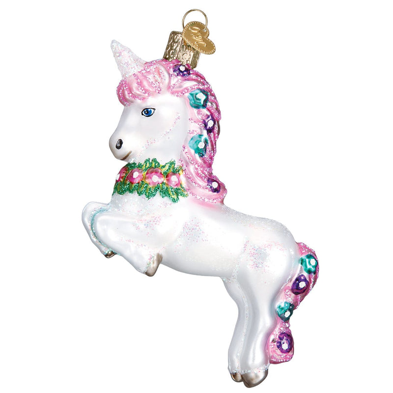 Old World Christmas Prancing Unicorn Ornament