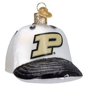 Old World Christmas Purdue Baseball Cap Ornament