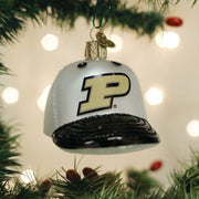 Old World Christmas Purdue Baseball Cap Ornament